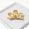 Nuevo Pasador para el Cabello con Forma de Hoja Dulce de Tamaño Grande para un Cabello con Aspecto Abundante en la Parte Trasera de la Cabeza, Accesorio para el Cabello de Alta Gama y Elegante Incrustado con Diamantes