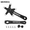 Bicicleta Plegable Meroca con Patas Delgadas, Bielas Huecas + Combinación Brillante de Frenos de Disco, Forjadas en una Pieza, Duraderas y Más Estables