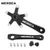 Bielas Plegables Meroca Huecas Integradas 47/56/58t Bielas Ligeras de Dientes Únicos para BMX