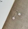 Pendientes de Perla con Forma de Bombilla Mini Estilo Francés para Mujer, Pendientes Exquisitos Versátiles con Diseño Único, Venta Directa de Fábrica
