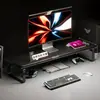 Suporte multifuncional para monitor, rack de armazenamento para computador, organizador de mesa de escritório