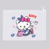Bolsa de Plástico con Cierre de Cremallera Ziplock Hello Kitty de Dibujos Animados para Almacenamiento de Exámenes Estudiantiles A4, Bolsa de Almacenamiento de Empaque Engrosado para Archivos de Oficina