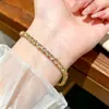 Pulsera de Lazo Micro-Pavimentada con Circonita Super Hada para Mujer Pulsera de Cristal de Lujo Ligero Popular Exquisitos Accesorios de Joyería para Manos
