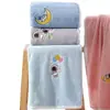 Liquidação: Toalha Bordada de Astronauta de Desenho Animado, Fleece de Coral, Absorvente, Secagem Rápida, Colorida, Espessa, para Uso no Banheiro