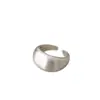 ¡Viento de tiro gigante y guapo! Anillo para Mujer Frío Cepillado Mate Liso Minimalista Japonés y Coreano Anillo 2025 Nuevo Anillo de Moda