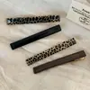 Pinza lateral para el pelo con estampado de leopardo Maillard, pasador de moda para flequillo de la frente, pinza de pico de pato lateral, accesorio para el cabello