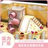 Fabricante Naughty Castle paraíso infantil equipo de piscina de arena hecho a mano piscina de arena cerámica de partículas de madera de semilla de casia pequeña para interiores