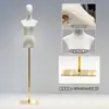Tienda de ropa accesorios para maniquíes ropa de mujer ventana maniquí de medio cuerpo perchero muñeca falsa maniquí de vestido de novia soporte de exhibición