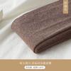 Medias de rayas verticales blancas de avena estilo japonés para mujer, leggings de algodón finos de otoño con terciopelo fino, micropresión adelgazante, para pisar