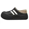 Zapatos de algodón completamente cerrados con forro de felpa EVA para mujer, nuevo estilo otoño/invierno 2026, adecuados para uso en exteriores, con suelas antideslizantes, forro de felpa para abrigar y soporte para el arco, también disponibles para hombre