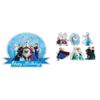 Decoración de Cumpleaños para Niños Suministros para Disfraz Fiesta Temática de Frozen Suministros para Fiesta Plato para Pastel para Niñas Princesa de Hielo