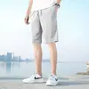 Shorts Esportivos Finos de Seda de Gelo para Homens, Shorts de Cinco Pontos Respiráveis de Secagem Rápida de Verão, Shorts Casuais Soltos Plus Size para Homens
