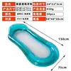Balsa Flotante de Malla de Sandía Silla Lounge Acuática para Adultos Venta al por Mayor Cama Flotante Inflable de PVC Hamaca de Malla de Limón