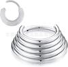 Mayorista de Fabricante Acero Inoxidable 316 Anillo Cerrado de Cinco Capas Anillo para la Nariz Anillo para el Hueso de la Oreja Aretes Sin Costura Joyería para Perforaciones Aretes