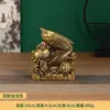 Pez de Latón Saltando Sobre la Puerta del Dragón, Adorno de Latón de Arowana Dorado, Souvenir de Regalo, Decoración de Mesa para Entrada de Oficina en Casa