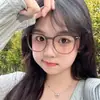 Óculos Frios Castanhos Estilo Xiaohongshu para Miopia Podem Ser Equipados com Lentes Planas de Grau Sem Maquiagem, Óculos para Miopia com Bloqueio de Luz Azul