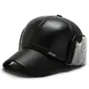 Gorro de Algodón con Protección Auditiva para Hombres y Mujeres en Otoño e Invierno Forrado de Felpa para Heattech, Cortavientos y Resistente al Frío, Gorros para Personas de Mediana Edad y Mayores, Gorras tipo Dad para Ciclismo al Aire Libre