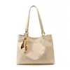 Bolso Tote Simple de Gran Capacidad para Mujer 2025 Invierno Nuevo Gama Alta Retro Versátil Estilo Extranjero Bolso de Hombro Único