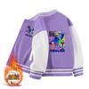 Ropa Infantil Rainbow Friends Chaqueta Ligera de Forro Polar para Niños Otoño e Invierno 2025 Nueva Elegante Chaqueta de Béisbol Cárdigan Holgado para Niños