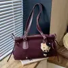 Bolsa de Tote Vintage Transfronteriza Otoño 2026 Estilo Coreano Bolso de Hombro Moderno Gran Capacidad Versátil para Viajes y Uso Diario