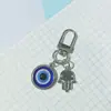 Turquía Retro Ojo del Diablo Ojos Azules Aleación Étnica Colgante Llavero Colgante de Bolso Joyería Creativa