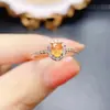 Anillo de Granate Natural Popular al por Mayor de Fábrica Plata S925 Incrustado con Piedra Principal 4*5 Joyería de Lujo Venta Directa de Fábrica