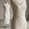 Nuevo Tejido de Encaje 2026 con Malla Irregular de Textura Geométrica para Vestidos, Vestidos de Novia, Bolsos y Ropa