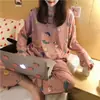 Pijama de Mujer Pantalón de Manga Larga Ropa de Mujer Primavera y Otoño Nuevo Traje de Mujer Dulce Lindo Casual Holgado Ropa para el Hogar