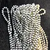 Corda para colar de contas redondas de vidro direto da fábrica atacado corda amarela cordão com pingente corda de pingente trançada corrente de contas cheia de alta qualidade