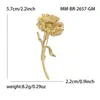 Broche de Clavel de Alta Gama Estilo Coreano, Pin de Flor Creativo y Versátil para Chaqueta de Traje de Mujer: Br2657