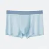 Roupa Íntima Masculina Antibacteriana 7A Tamanho Grande Respirável Secagem Rápida Boxer Briefs Fabricante Atacado Verão Fresco Roupa Íntima de Seda Gelada para Homens