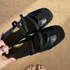 Novos Sapatos Mary Jane Planos Estilo Coreano Primavera/Outono 2026 com Elástico Slip-on Sapatilhas Versáteis Mocassins de Solado Macio para Mulheres