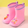Conjunto de Capa de Chuva e Galochas Daifa Baby para Crianças de 1 a 6 Anos Crianças Crianças 2 Chuva Vai Meninos Crianças Meninas Bebê Água Galochas