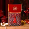 Envelope vermelho especial de casamento envelope vermelho de dez mil yuans bolsa para cerimônia de casamento taxa de troco com a carteira de membro de presente é selada