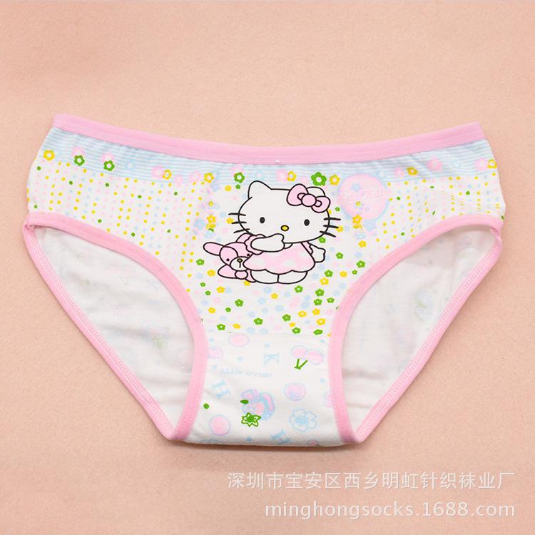 卡通三角女童内裤
