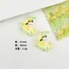Tarjeta de Dibujos Animados Luna Animal DIY Accesorios de Resina Hechos a Mano Pegamento de Crema Funda para Teléfono Móvil Pasador Taza de Agua Hebilla de Zapato Accesorios