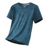 Marca de moda Malla Gama alta 2024 Camisa Nueva de Verano Moderna Camiseta para Hombre Camiseta para Hombre Manga Corta Delgada Hueca Seda de Hielo