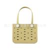 Bolsa de Praia Eva de Verão Coreana Bolsa de Mão Estilo Resort para Viagem ao Ar Livre Moda Leve para Compras Exquisite Bolsa com Furos