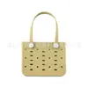 Bolsa de Praia Eva para Novos Produtos Transfronteiriços Pode Ser DIY Acessórios de Joias Bolsa de Mão Fashionável e Requintada Estilo Coreano Ins Bolsa com Furos