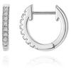 Pendientes de botón de plata de ley S925 con pedrería, Pendientes de estilo punk de moda para mujer, Chapados en cobre con plata