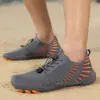 Sapatos Barefoot Transfronteiriços para Homens e Mulheres, Sapatos de Cinco Dedos, Sapatos de Praia, Anti-Corte, Antiderrapantes, Sapatos Aquáticos, Sapatos de Natação, Sapatos Abrangentes para Treinamento