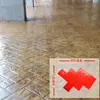 Molde de Piso Embossado, Piso Prensado com Filme, Pavimentação de Concreto Cimentício, Pedra Cultural Imitação de Pedra, Molde de Impressão de Parede Embossada