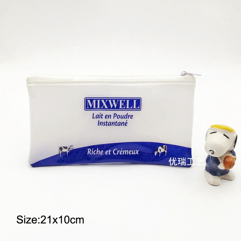 厂家直销学生PVC笔袋定制 可爱PVC铅笔袋 PVC网格透明