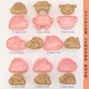 Mini Moldes para Galletas de Dibujos Animados Sanrio Hogareños Moldes de Sandía Estéreo 3D Corte a Presión Horneado de Fondant Hecho a Mano