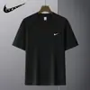 Camisetas de Manga Corta de Verano 2025 para Hombres y Mujeres Camisetas Holgadas Color Puro Cuello Redondo Hombros Caídos Amplios Camiseta Pesada para Pareja