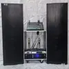 Conjunto de Áudio para Mestre de Cerimônias de Casamento Alta Potência Duplo 15 polegadas Grande Escala ao Ar Livre Performance Karaokê Equipamento de Caixa de Som