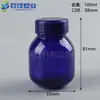 Botella de Producto para el Cuidado de la Salud de 100ml Tapa de Rosca de Presión Pet100Cc Botella de Empaque para Cápsula de Maca, Tableta, Partícula Sólida
