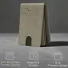 Cartera para Hombre de Gran Capacidad con Ranura para Múltiples Tarjetas Transfronteriza con Ventana para ID, Portadolares, Protección RFID, Portatarjetas Magnético