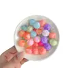 Macarrón Acrílico Dos Colores 14/16 mm Cuentas de Calabaza Cuentas Hechas a Mano Accesorios DIY Pulsera Mixta Cuentas Sueltas