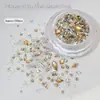 Paquete de material para manicura 2024 primavera y verano nuevo estilo mono mismo estilo hacha Corazón Torcido Cristal K9 diamante flash manicura al por mayor